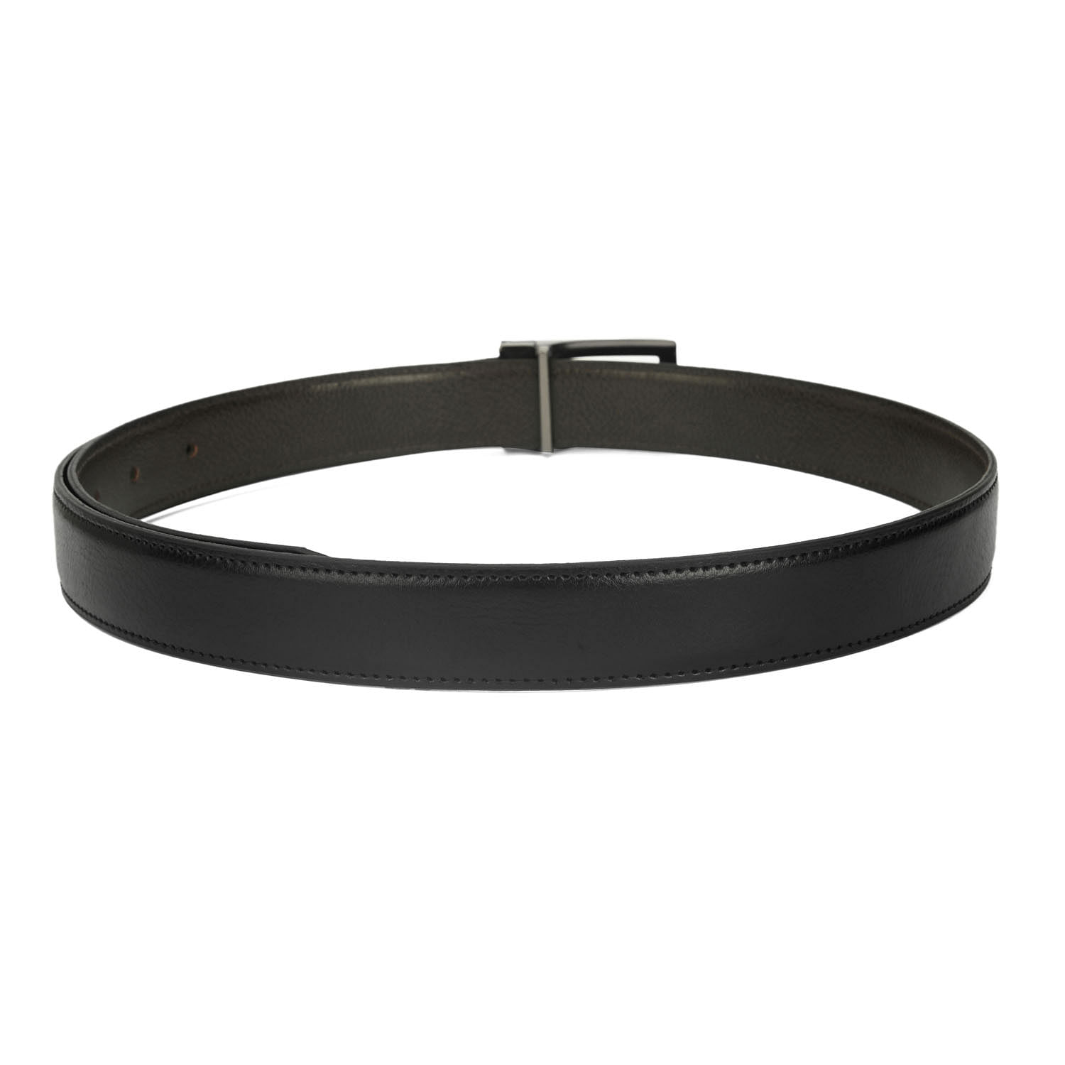 Men's Formal Belt with reversable Strap - FR-DB0007 - Black/Brown