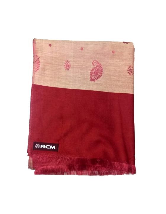 WOMEN SHAWL-RED-WSWL 108 D NO 4