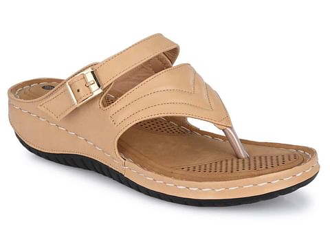 Pair-it Women Doctor Slippers LZ-DR-Slipper-108 Beige