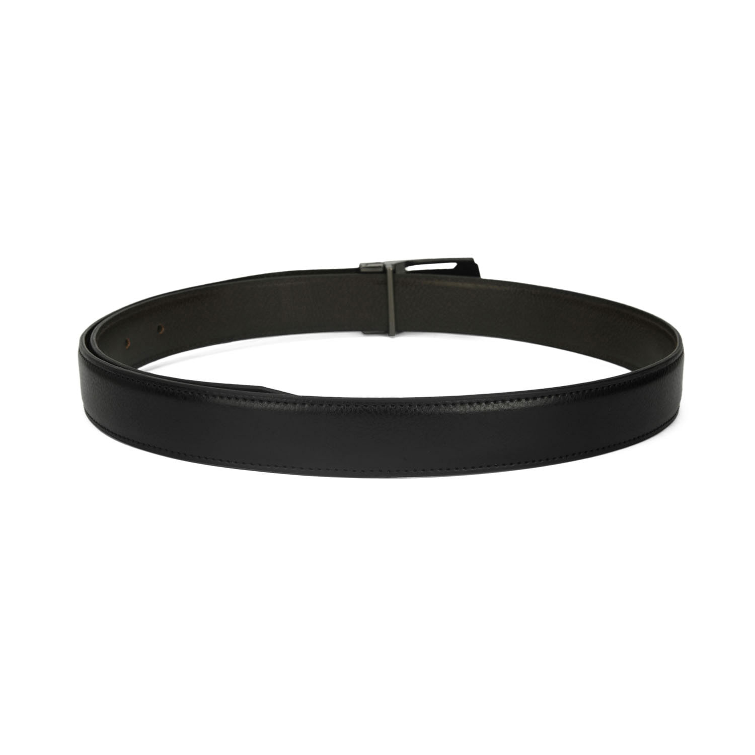 Men's Formal Belt with reversable Strap - FR-DB0010 - Black/Brown