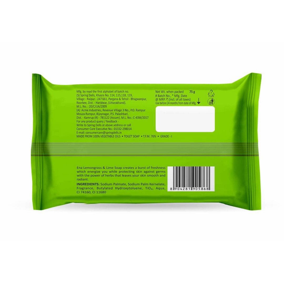 Lime And Lemongrass Soap (75 g)