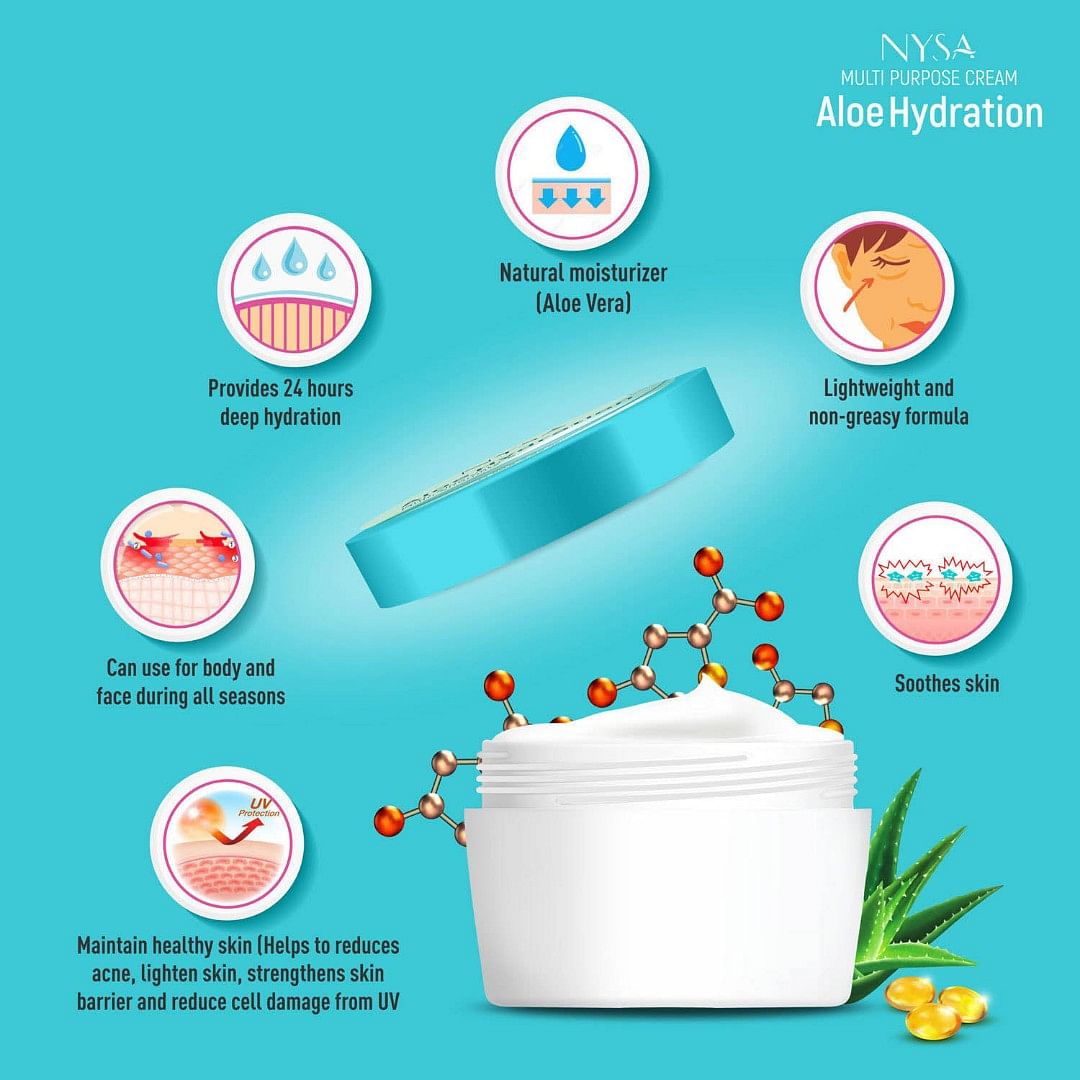Nysa Aloe Hydration-Multi Purpose Cream(80 g)
