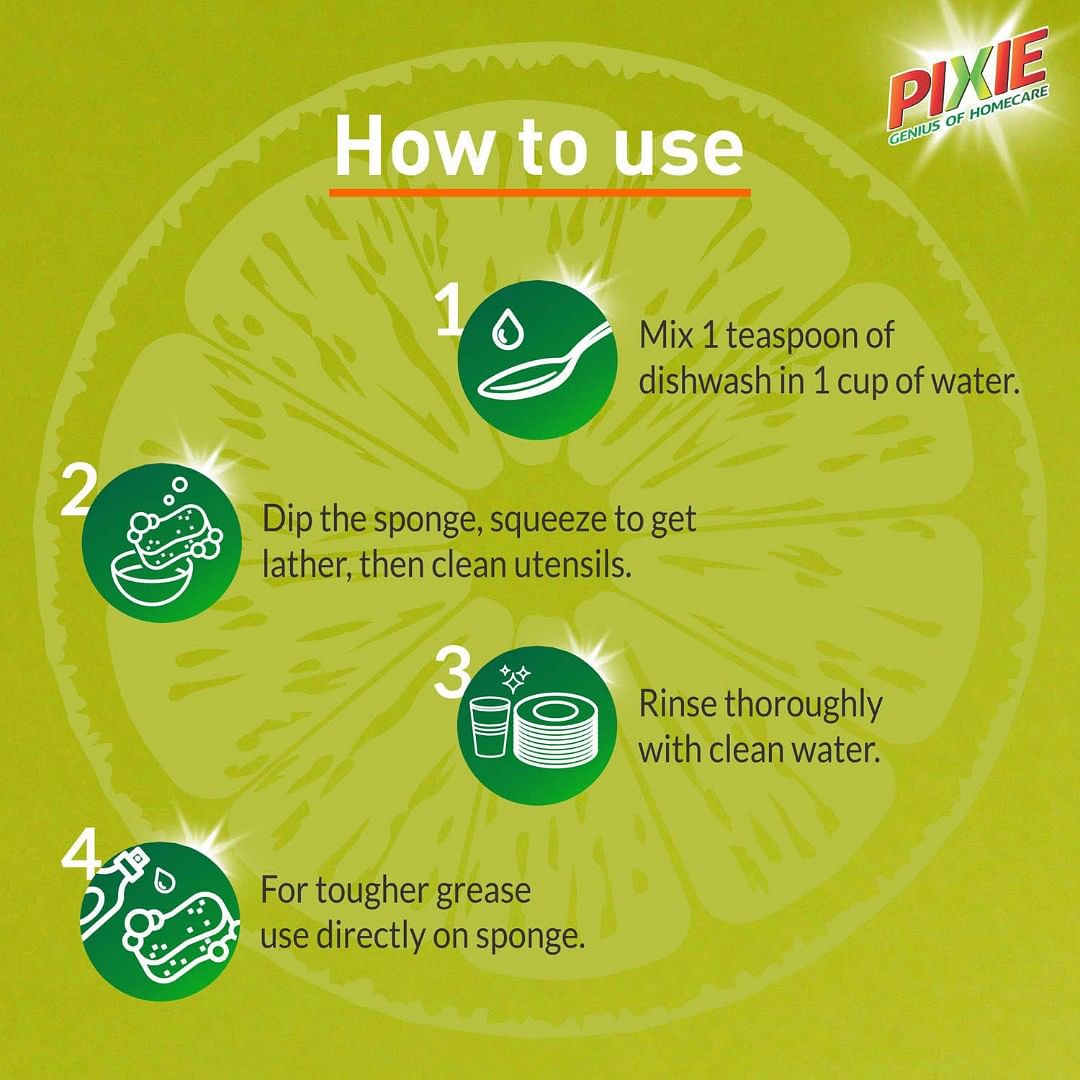 New Pixie Dishwash Liquid(500 ml)