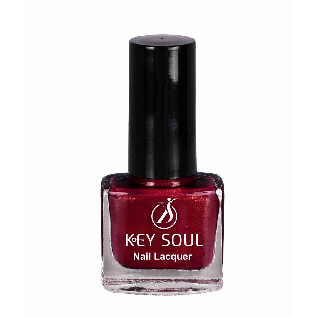 Key Soul Maroon Shimmer Nail Paint (5ml)
