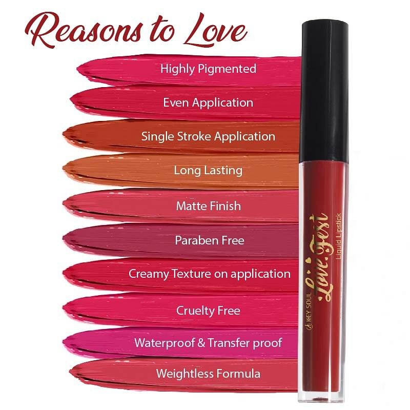 Liquid Lipstick KS 002 Preppy Red