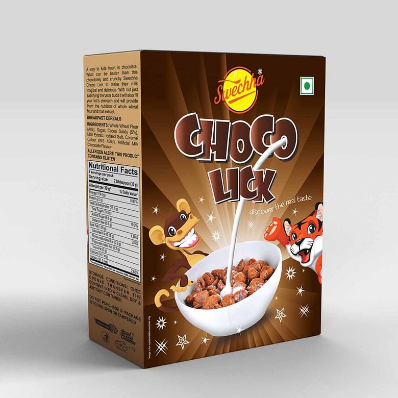 Nestlé Corn Flakes Choco Chocolate Flavored Breakfast Cereals 250g