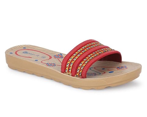 Pair-it Ladies Slippers-MS-009-Red
