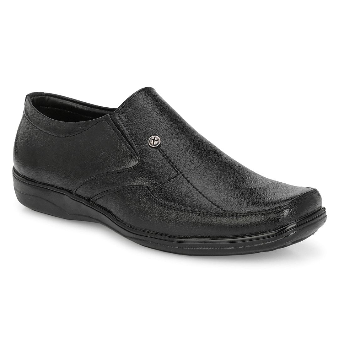 Pair-it Men moccasin Formal Shoes - LZ-RYDER-122-Black