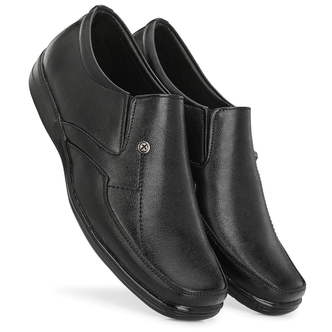 Pair-it Men moccasin Formal Shoes - LZ-RYDER-122-Black