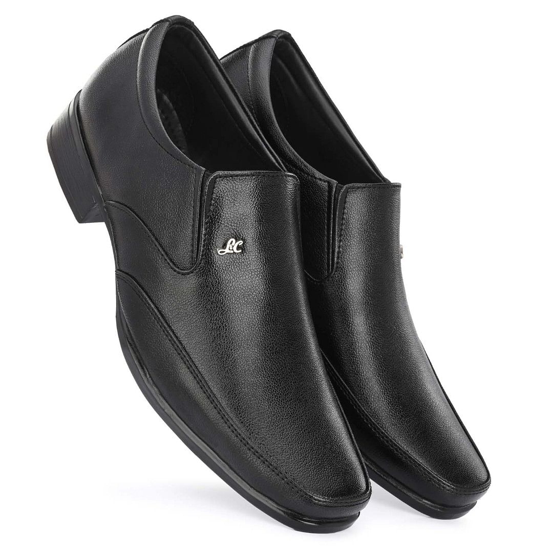 Pair-it Men moccasin Formal Shoes- LZ-RYDER-123-Black