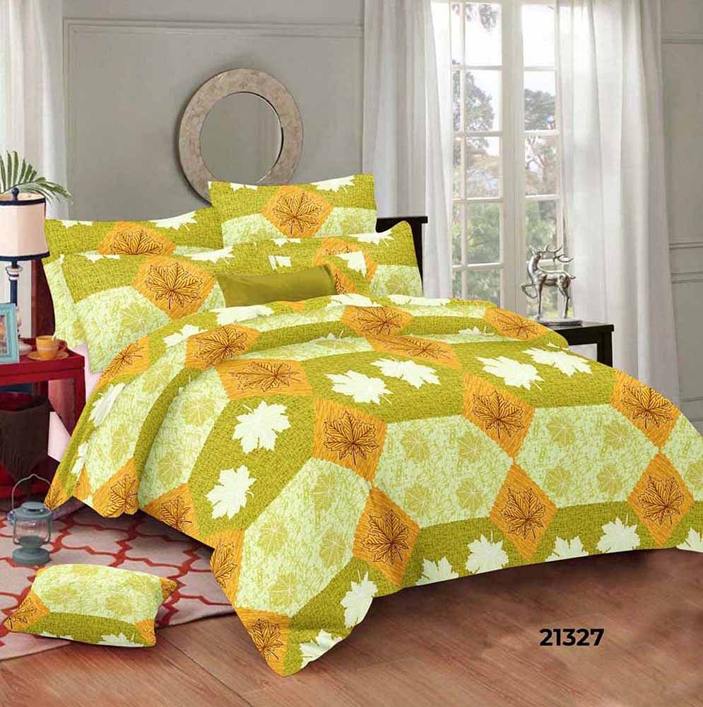 DOUBLE BEDSHEET BS 21327-LIME GN