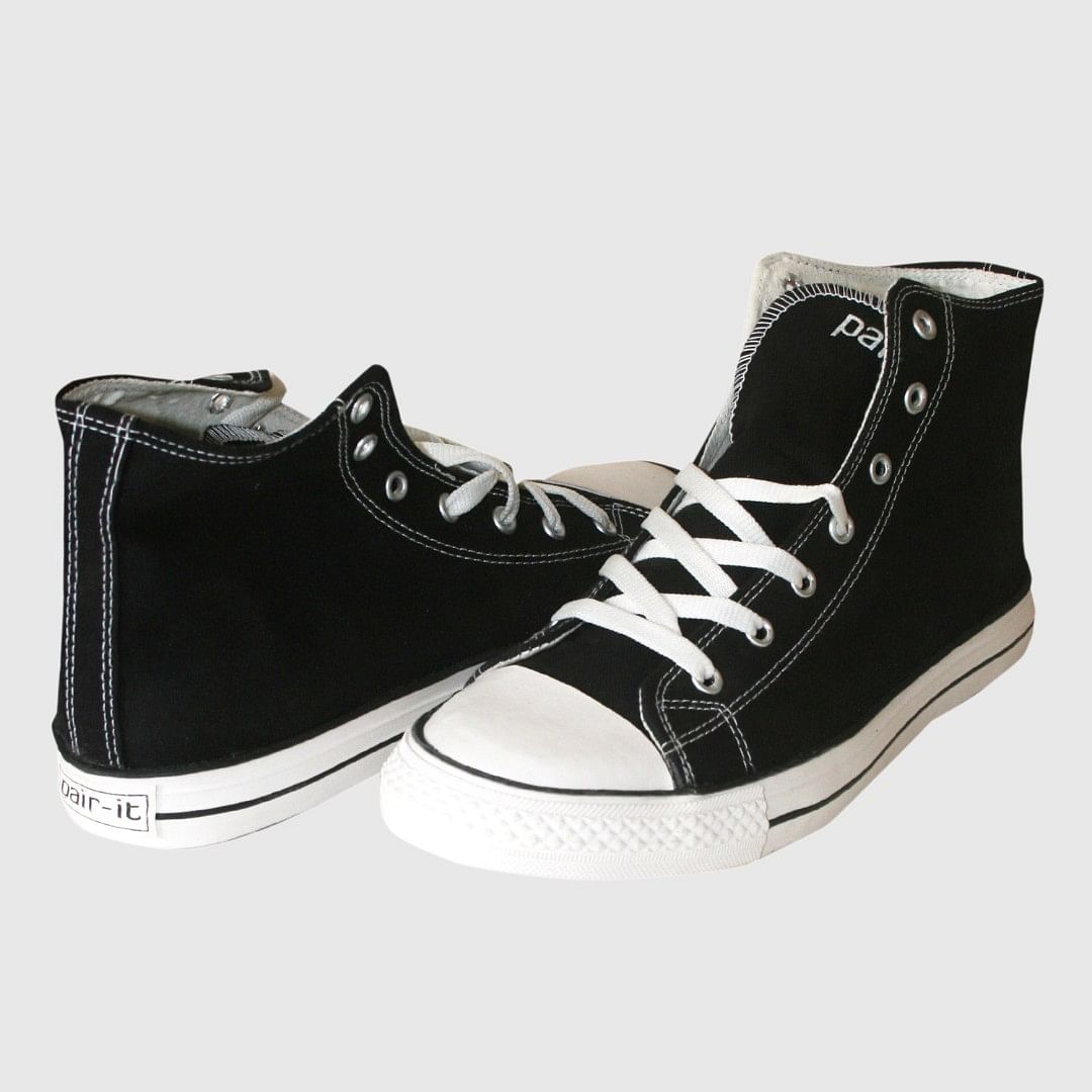 Pair-it Men's Vulcanised Canvas Shoes -BR-CANVAS005- Black