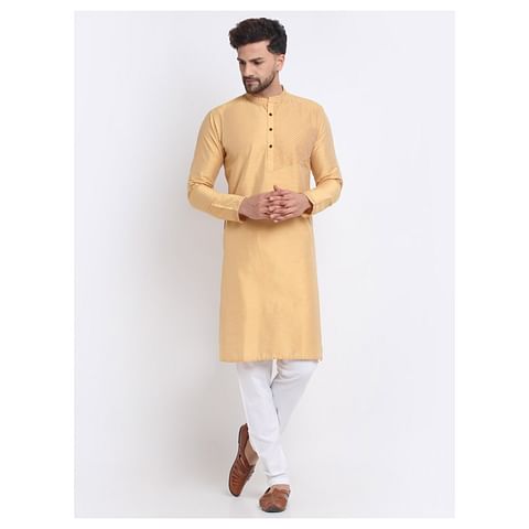 Authenzaa Estalio Full Sleeve  Kurta TR-ET0005, Cream