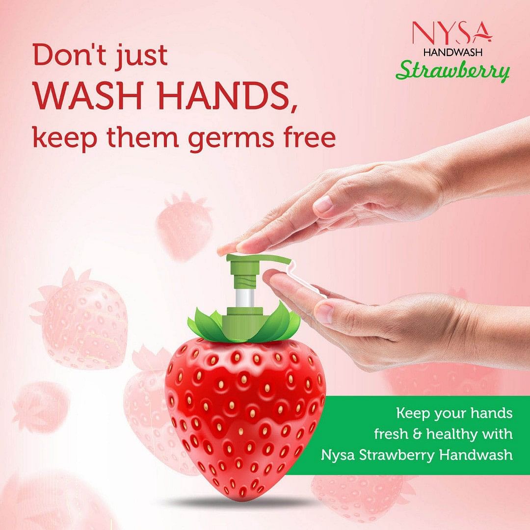 Nysa Strawberry Handwash (300 ml) Refill