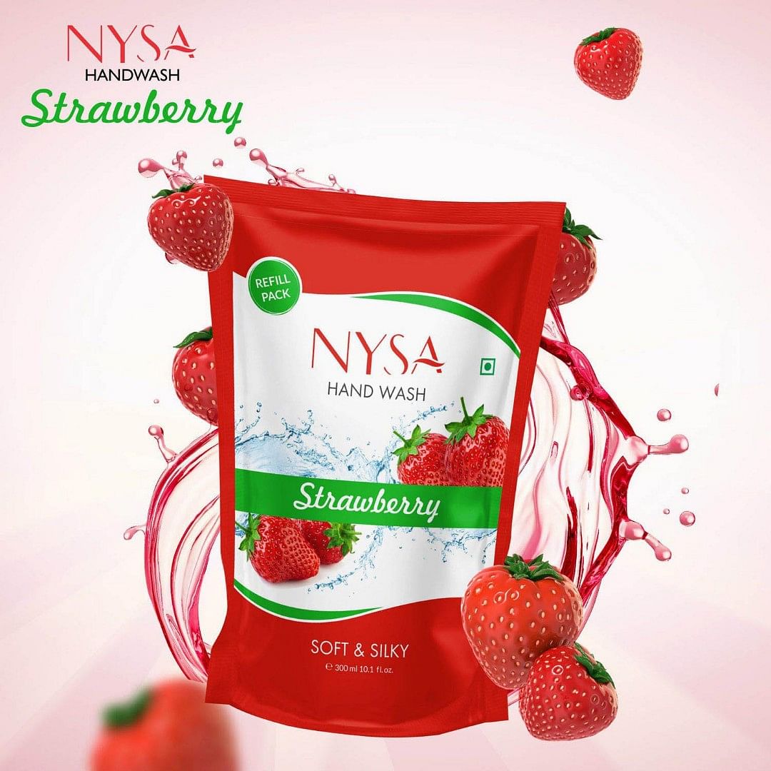Nysa Strawberry Handwash (300 ml) Refill