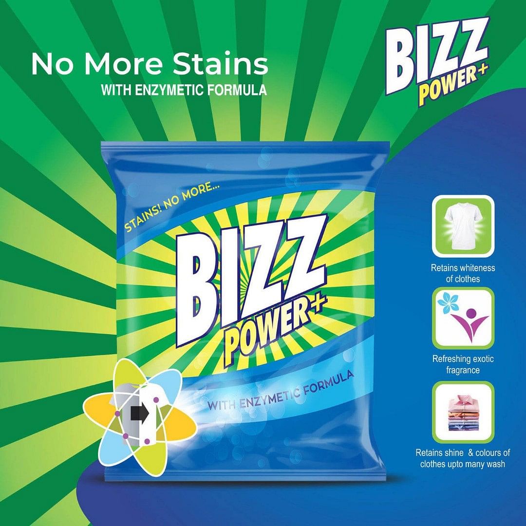 Bizz power plus washing Powder(130 g)