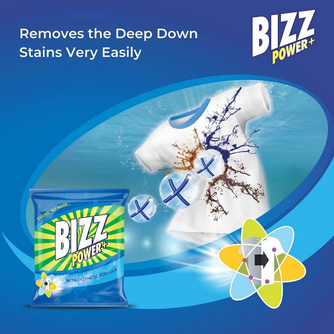 Bizz power plus washing Powder(130 g)