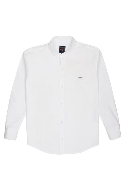 AU FS BOY SHIRT-SR0002, WHITE