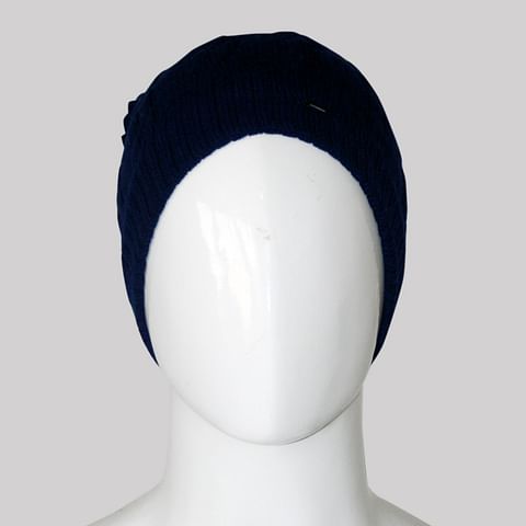 Authenzaa Men Winter Cap CAP0059, Navy