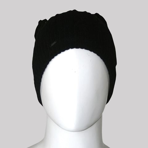 Authenzaa Men Winter Cap CAP0059, Black