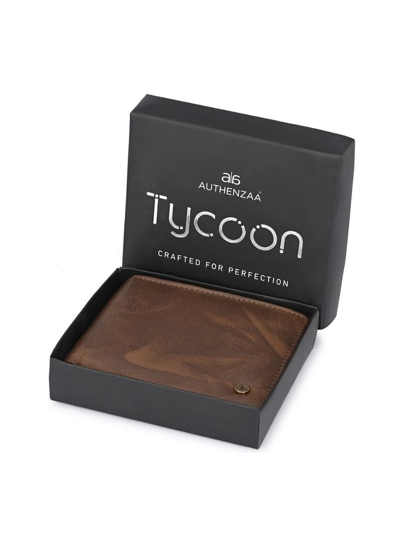  Tycoon Wallet- WT-002-Brown