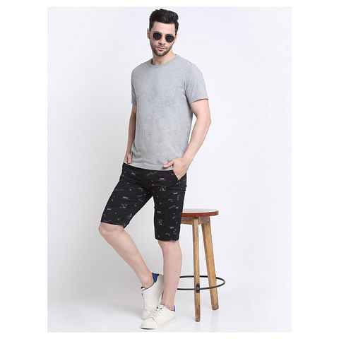 Authenzaa Shorts-CS-SH0008, Black