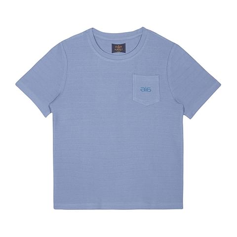 Authenzaa Half Sleeve Round Neck T-Shirt-HSRN01, Blue