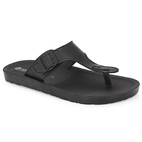 Pair-it Men's PU Slippers-DICTION080-Black