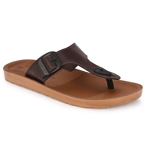 Pair-it Men PU Slippers DICTION081 Brown