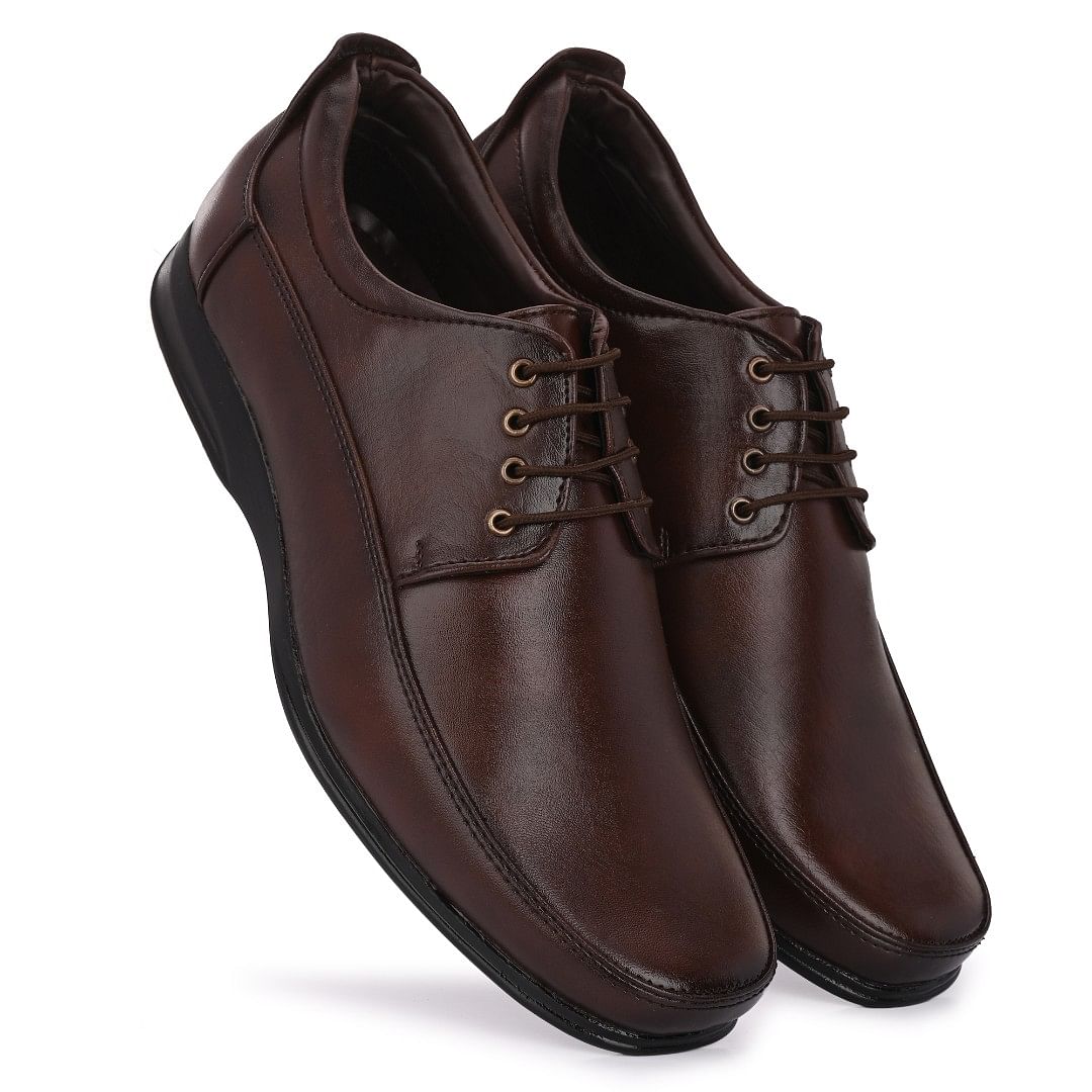 Pair-it Men Derby Formal Shoes - LZ-RYDER-130-Brown