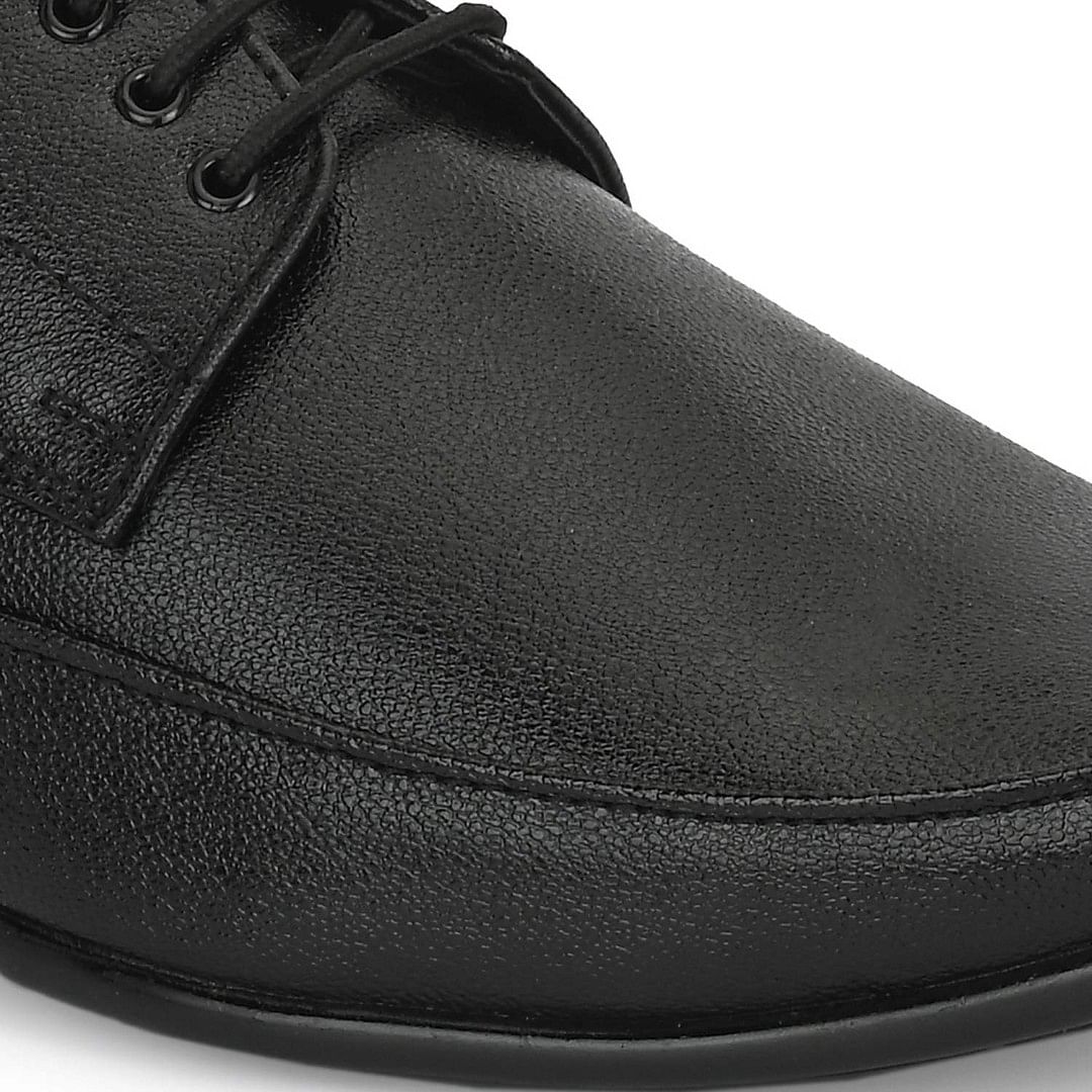 Pair-it Men Derby Formal Shoes-LZ-RYDER-139-Black