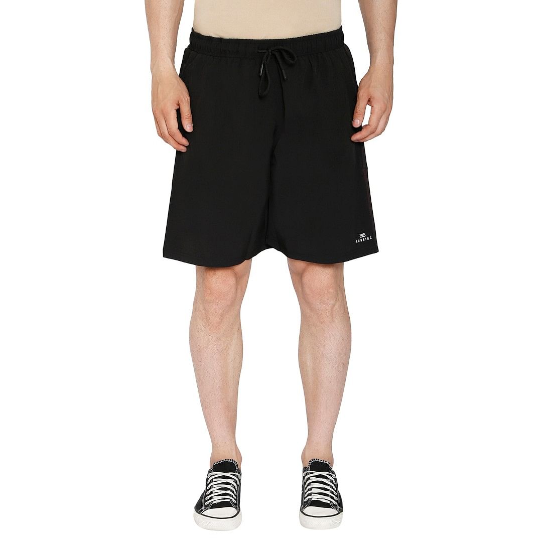 Authenzaa Men Dry Fit Shorts -FTSH002, Black