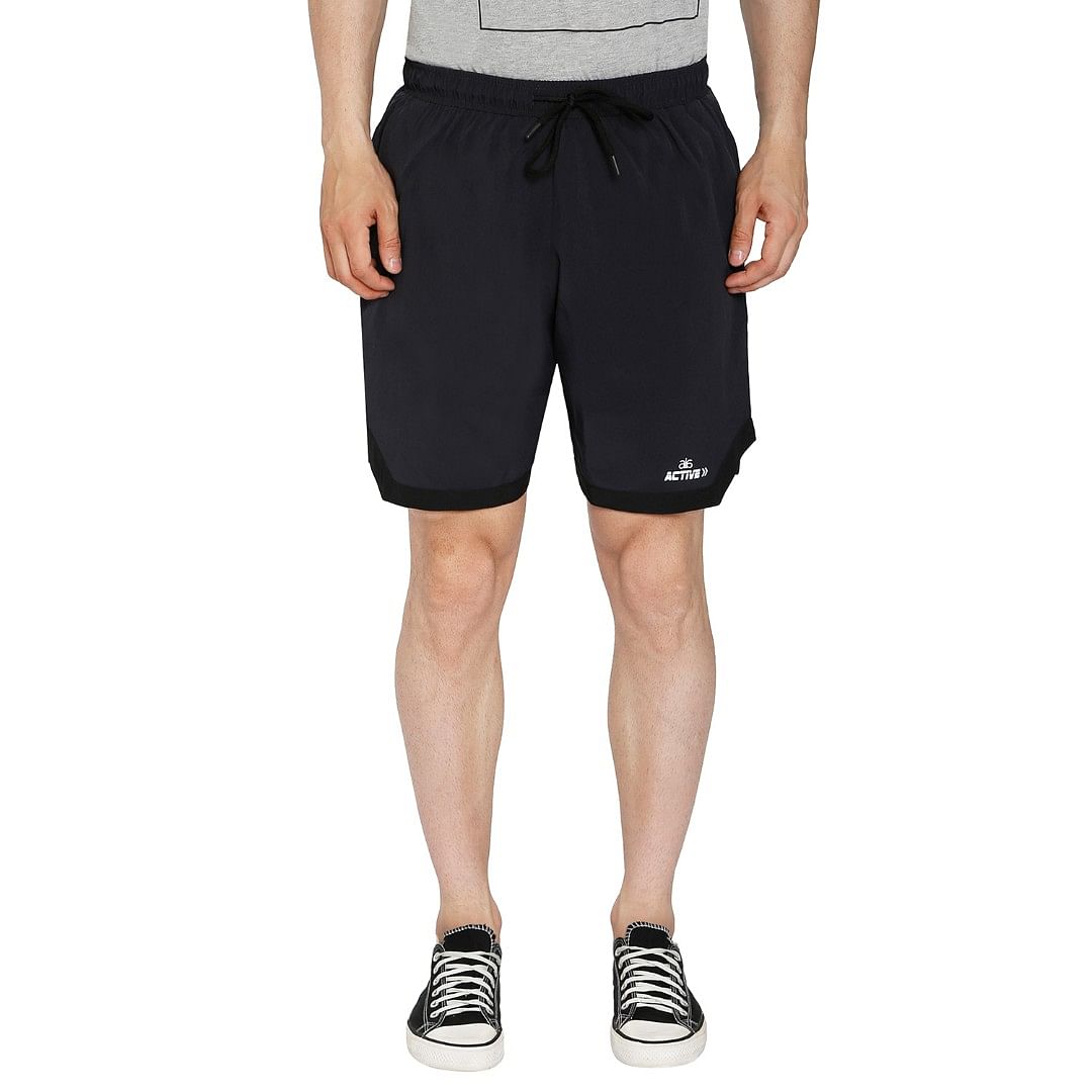 Authenzaa Men Dry Fit Shorts -FTSH004, Dark Grey