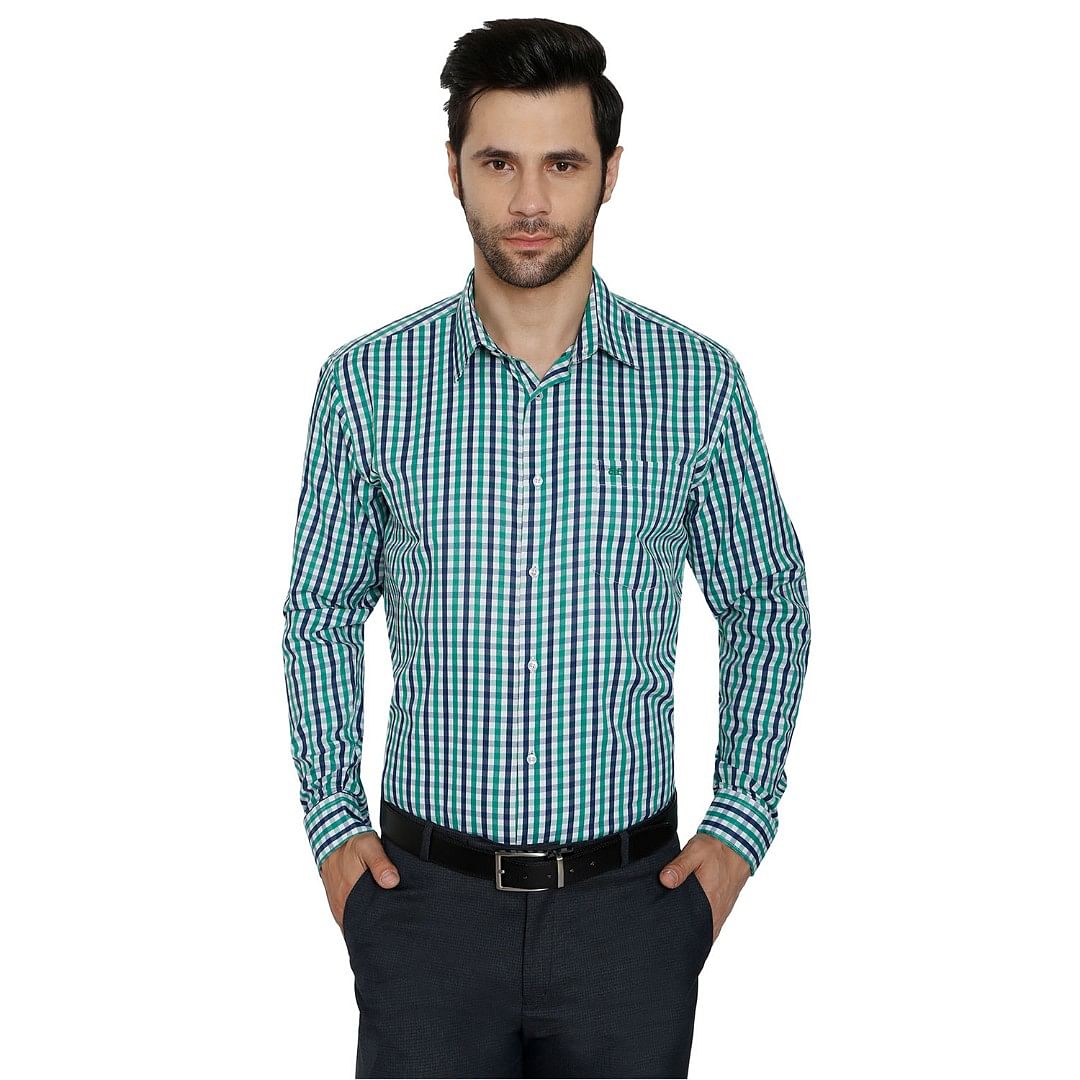 AZ MENS FORMAL SHIRT-0005, GREEN