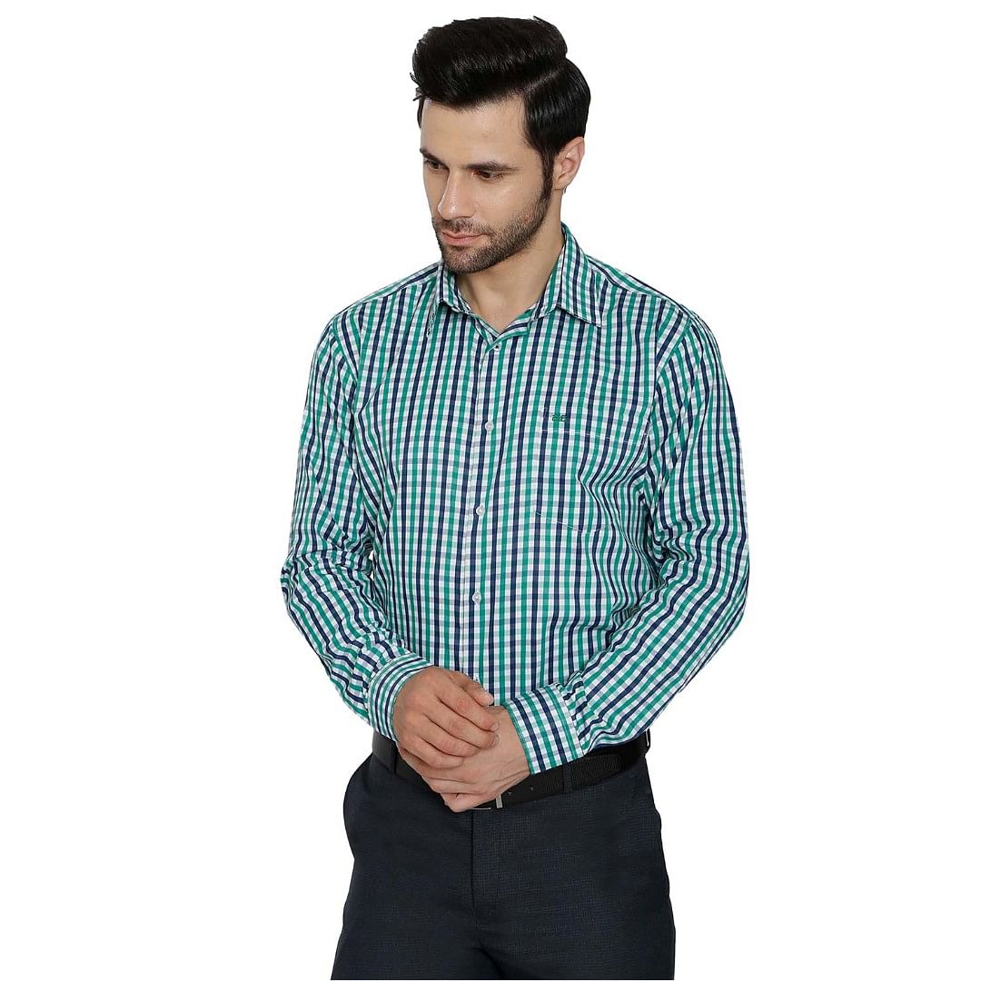AZ MENS FORMAL SHIRT-0005, GREEN