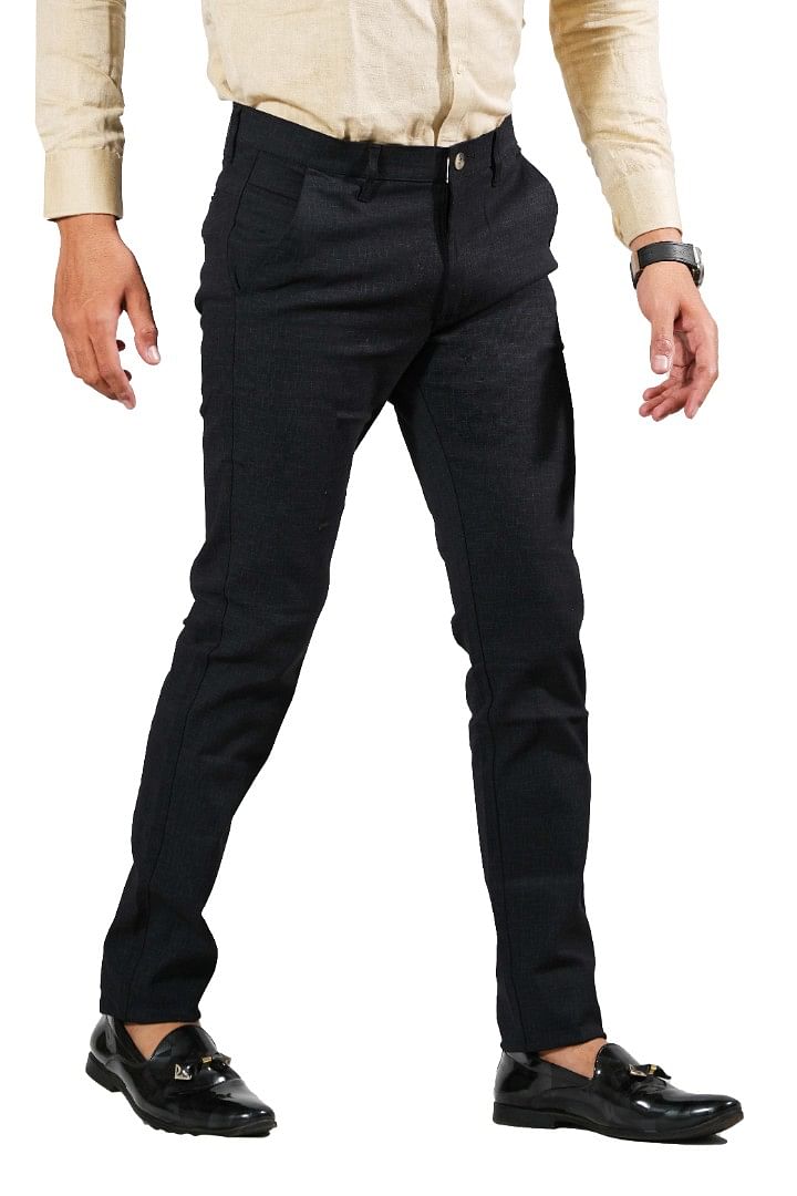 Cotton-Trouser-CS-FS-0001, BLACK