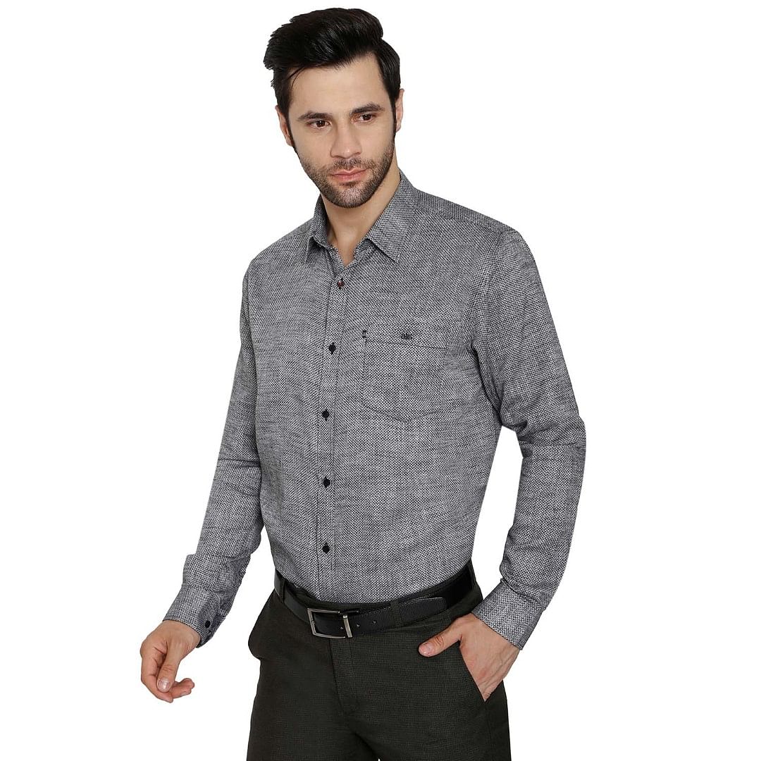 AZ MENS FORMAL SHIRT-0003, GREY