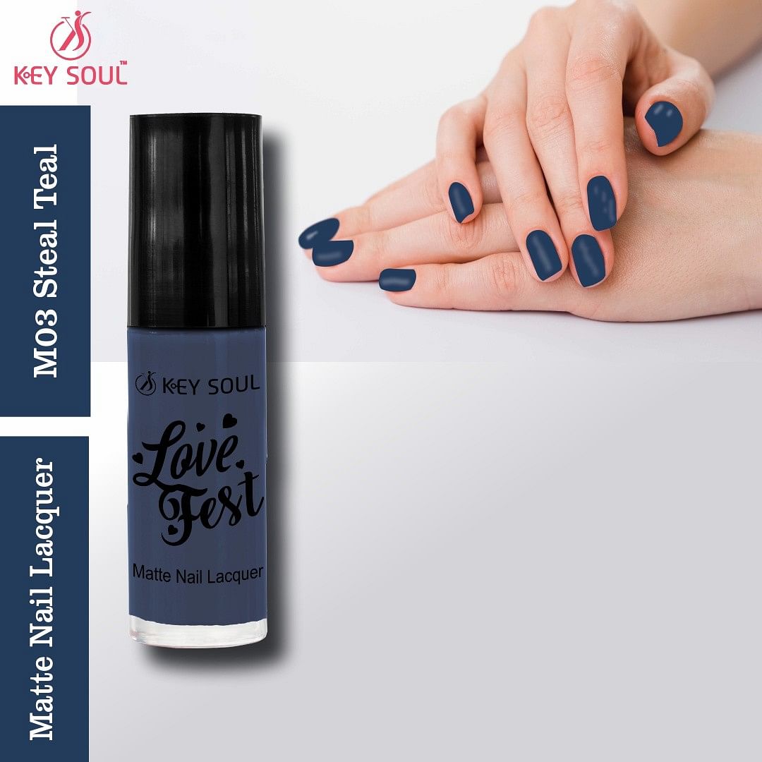 Matte Nail Lacquer M03 Steal Teal