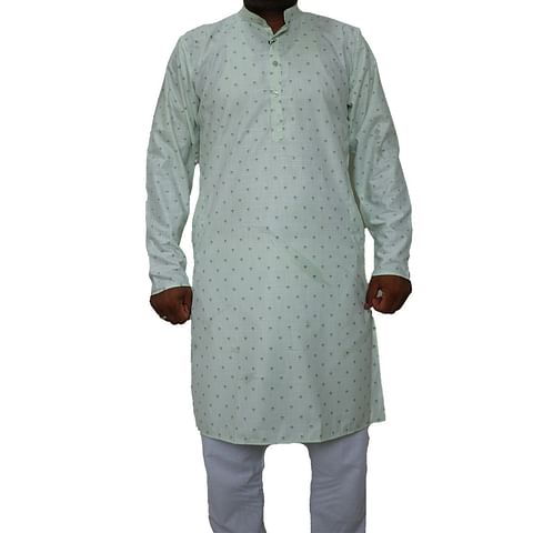 Authenzaa Ehnos Full Sleeve Kurta TR-EK3002, Green