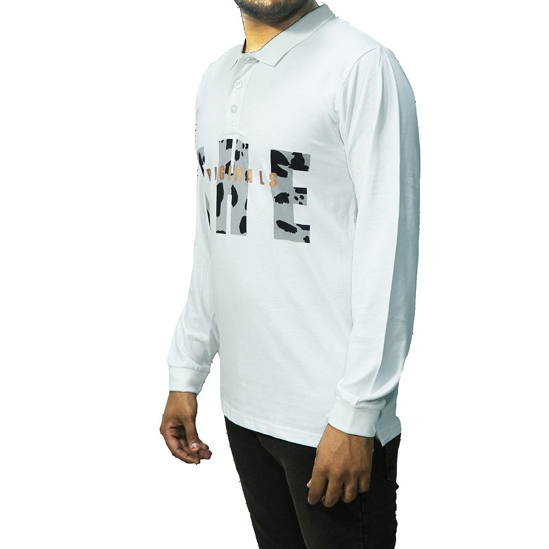MN-FULL SL POLO-CS-PL0001, WHITE