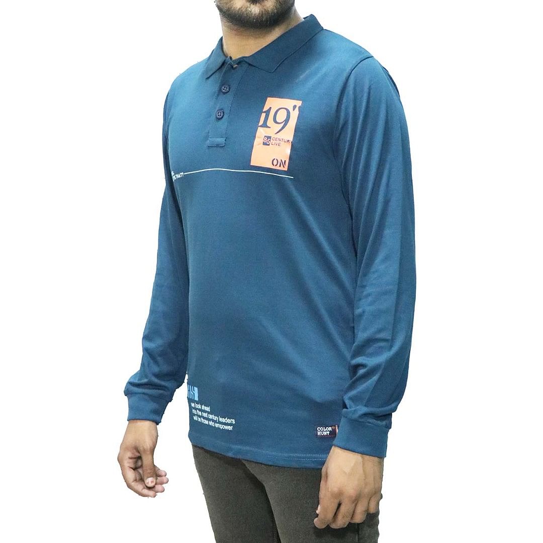 MN-FULL SL POLO-CS-PL0013, NAVY