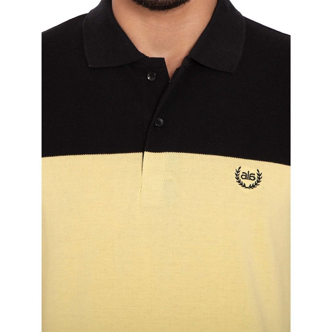 MENS POLO T-SHIRT-PL1002, YELLOW