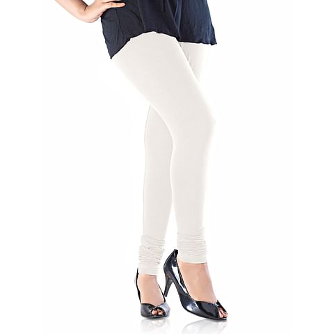 Authenzaa Women Legging-WL0001, White 