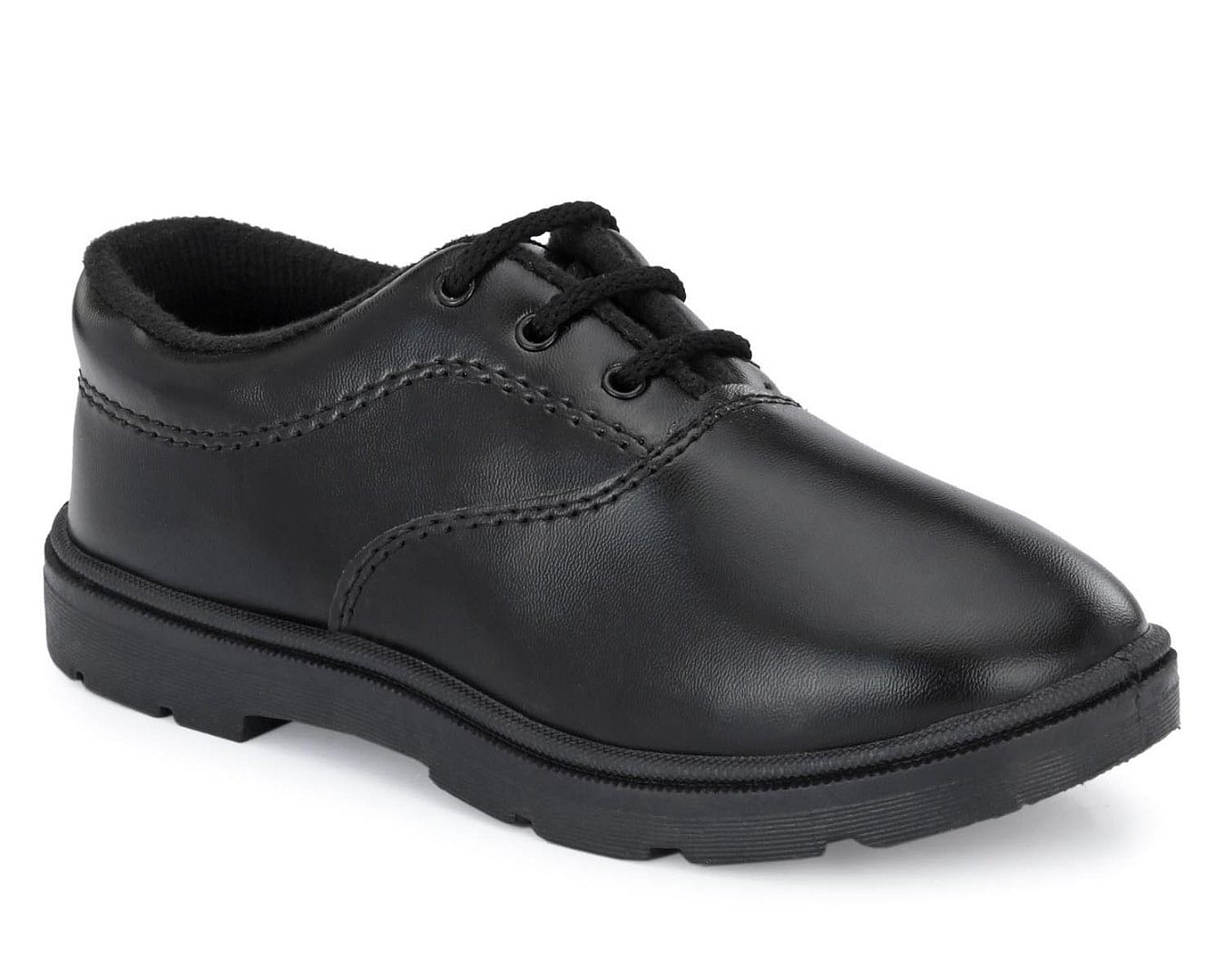 Pair-it Boys PVC School Shoe - 1,2,3 - Black ,                       
