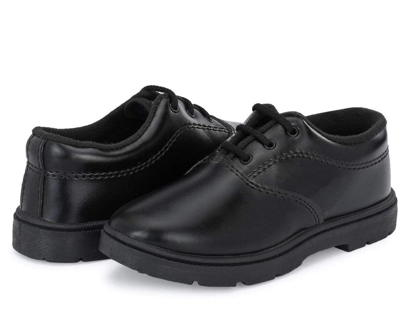 Pair-it Boys PVC School Shoe - 1,2,3 - Black ,                       