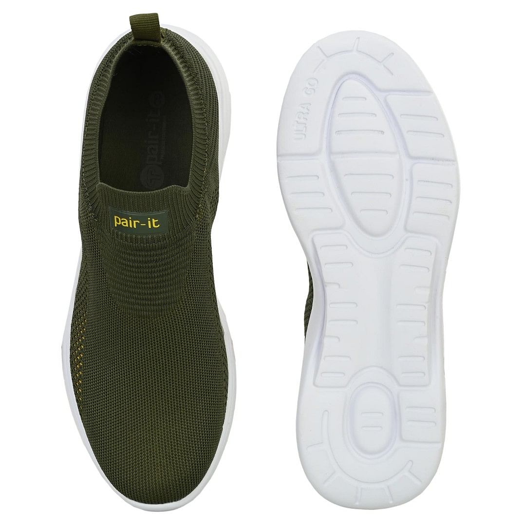 Pair-it Men's Sports Shoes-LZ-Presto-124-Olive