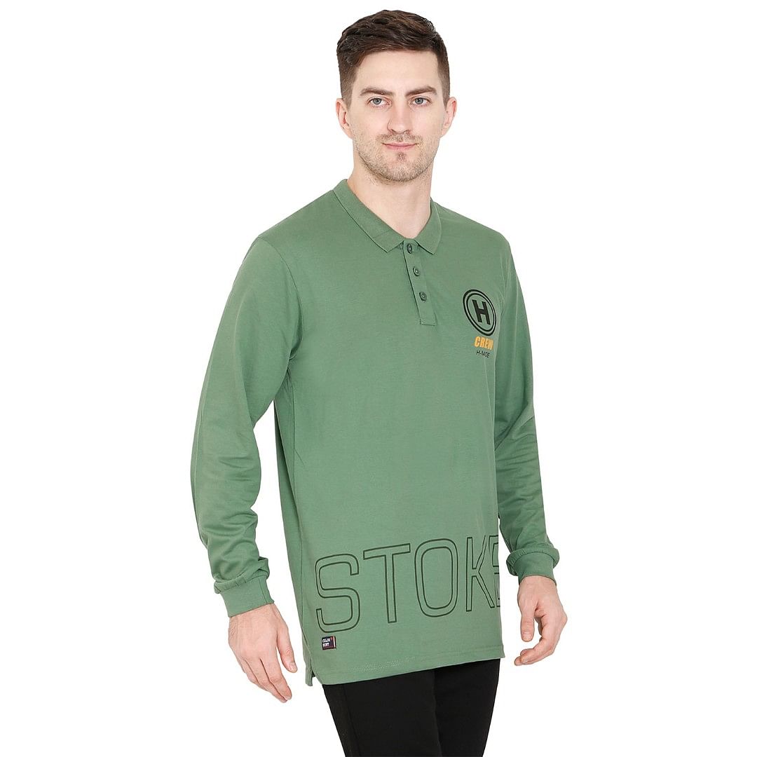 MN-FULL SL POLO-CS-PL0003, D.GREEN