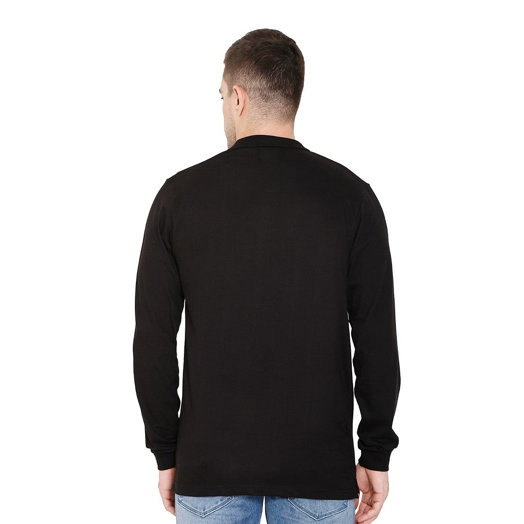 MN-FULL SL POLO-CS-PL0009, BLACK