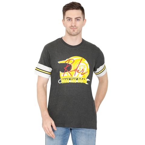 Authenzaa Casual Round Neck T-Shirt   CS-CA0003, Olive 