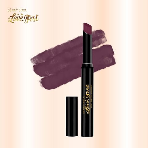 Key Soul Slim Matte Creamy Lipstick, S03 Rose Chic